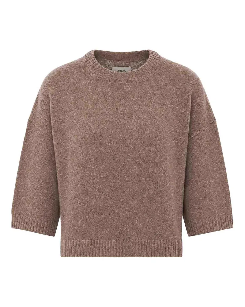 Loulou Studio Rundhalspullover - Beige Beige
