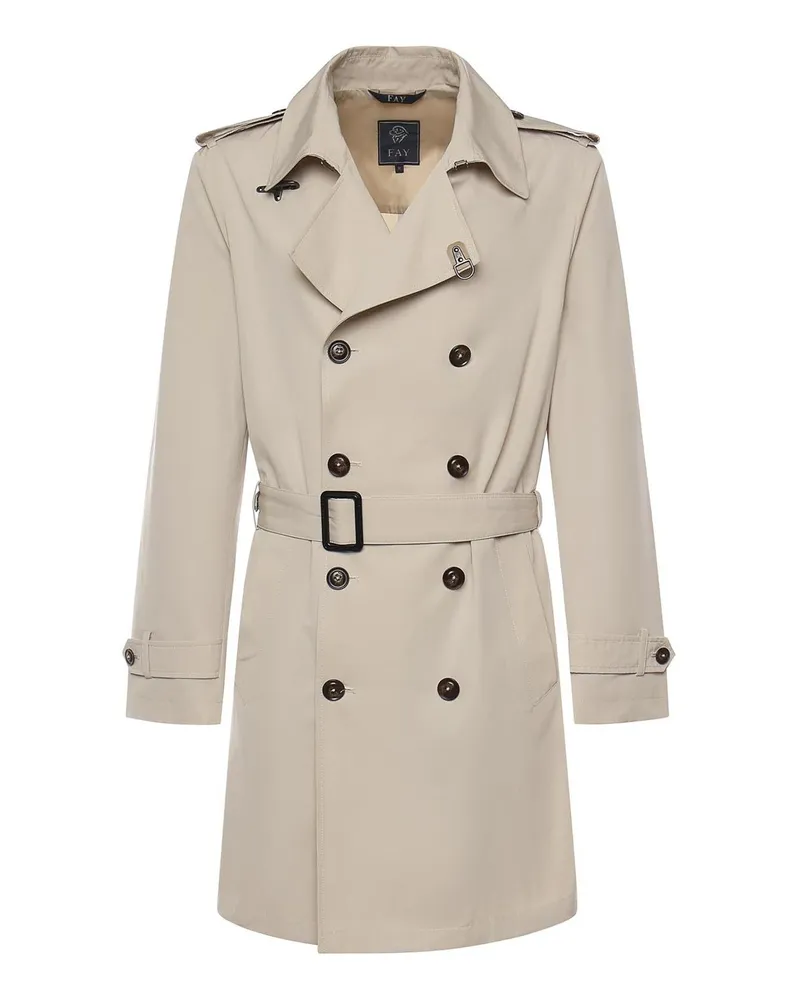 Fay Trenchcoat - Weiß Weiß