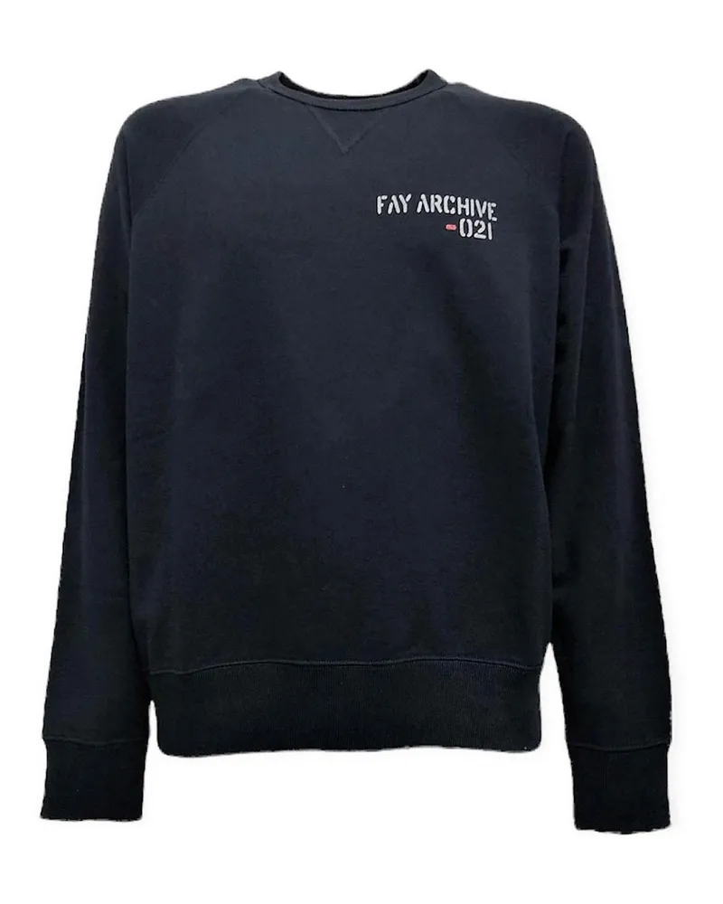 Fay Sweatshirt - Blau Blau
