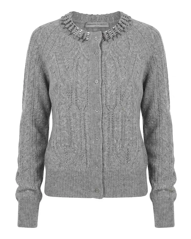 Ermanno Scervino Cardigan - Grau Grau