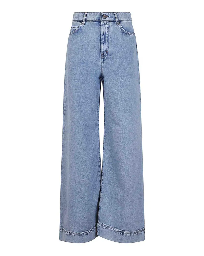 Max Mara Bootcut Jeans - Dunkelblau Dunkelblau