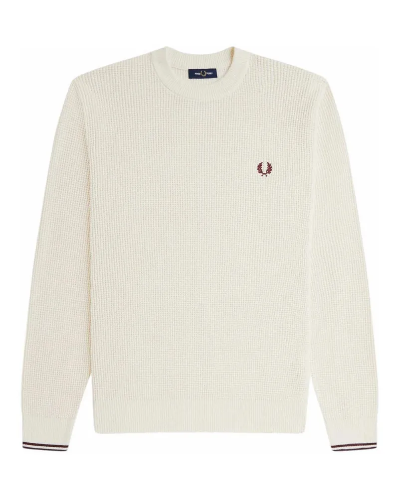 Fred Perry U-Boot-Pullover - Beige Beige