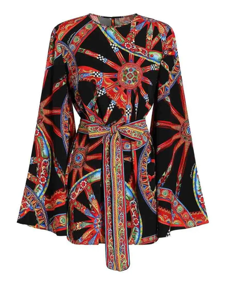 Dolce & Gabbana Rundhalspullover - Schwarz Schwarz