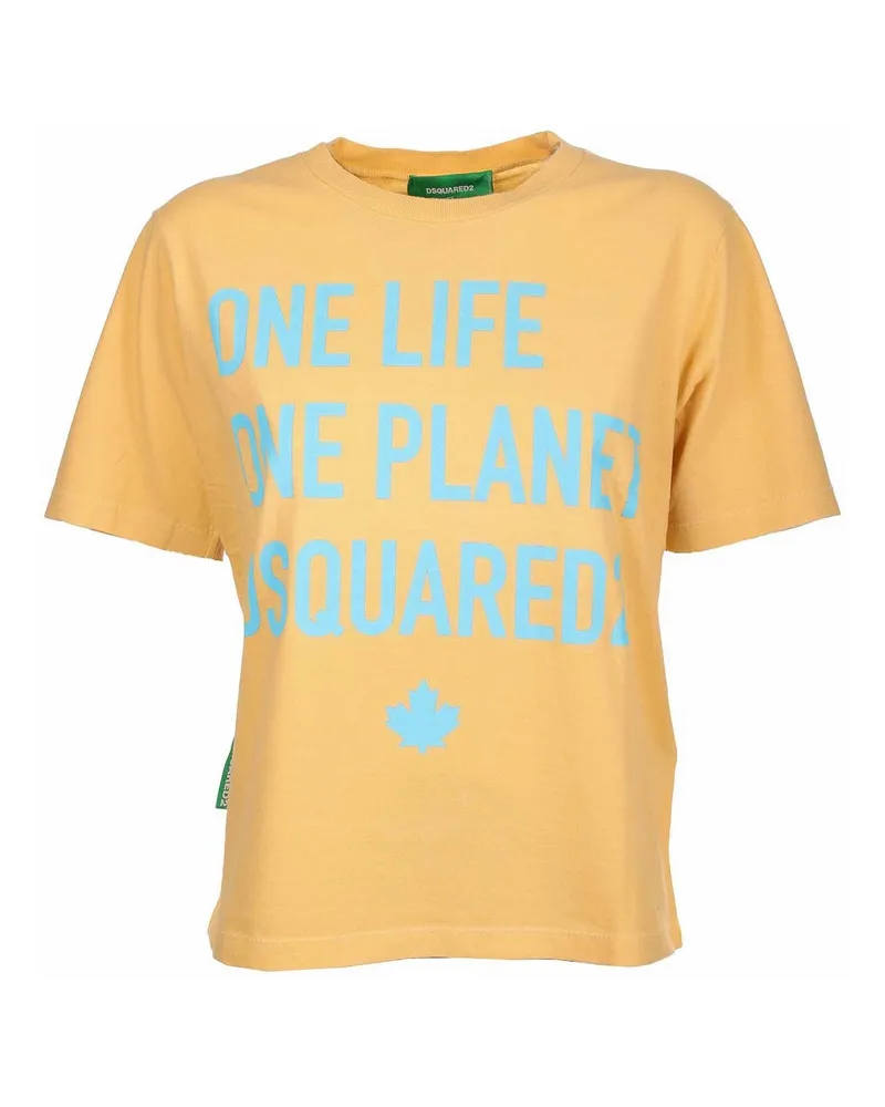 Dsquared2 T-Shirt - Gelb Gelb