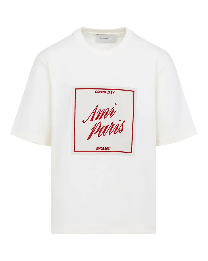 AMI Paris T-Shirt - Weiß Weiß