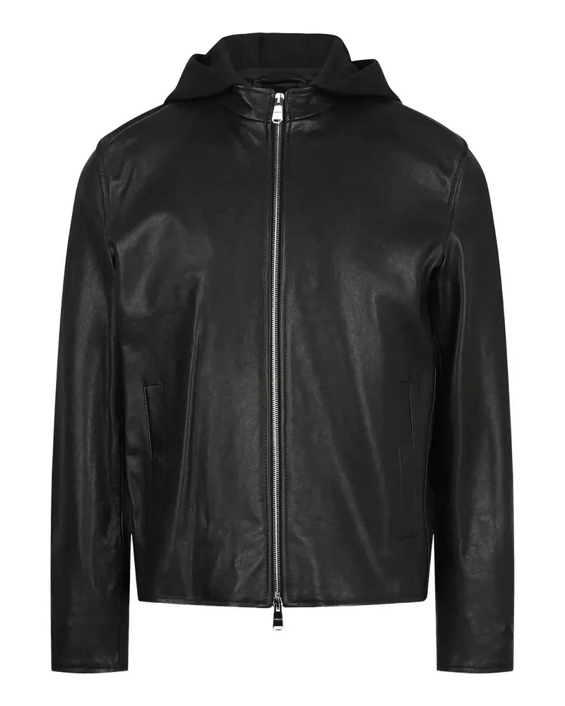 Dondup Lederjacke - Schwarz Schwarz