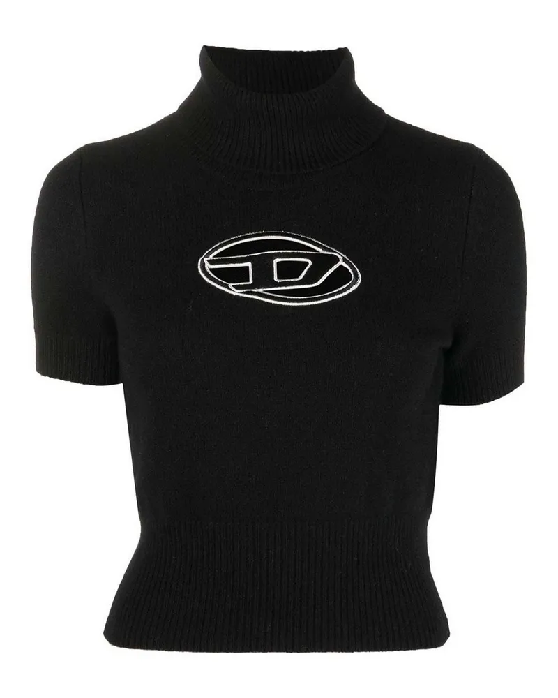 Diesel Rollkragenpullover - Schwarz Schwarz