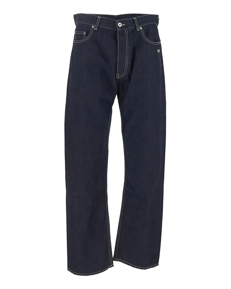 OFF-WHITE Bootcut Jeans - Blau Blau