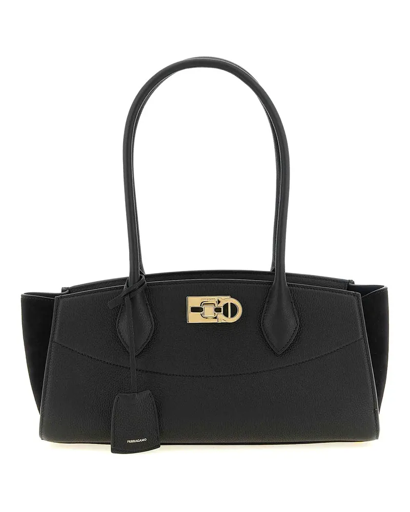 Ferragamo Schultertasche - Schwarz Schwarz