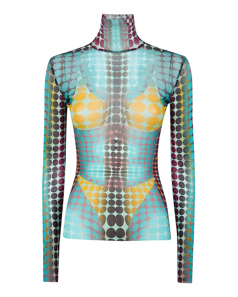 Jean Paul Gaultier Top - Blau Blau
