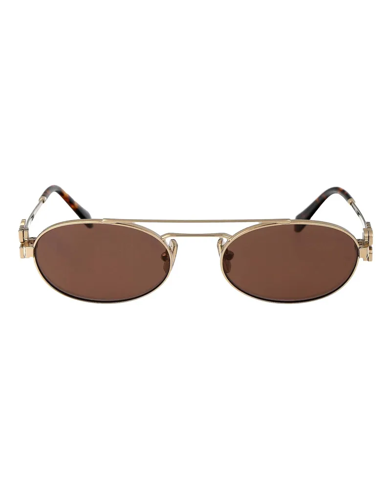 Miu Miu Sonnenbrille - Gold Gold