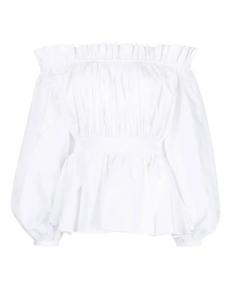 Alexander McQueen Bluse - Weiß Weiß