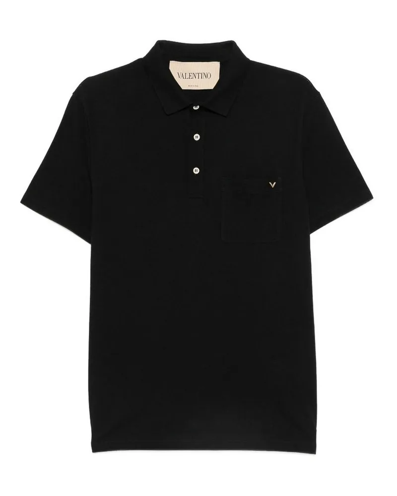 Valentino Garavani Poloshirt - Schwarz Schwarz