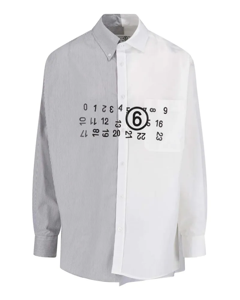 Maison Margiela Hemd - Weiß Weiß