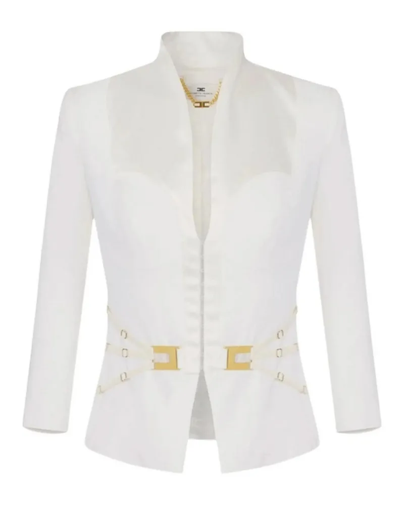 Elisabetta Franchi Daunenjacke - Weiß Weiß