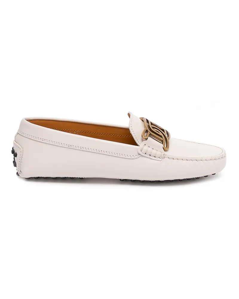 TOD'S Mokassins - Weiß Weiß