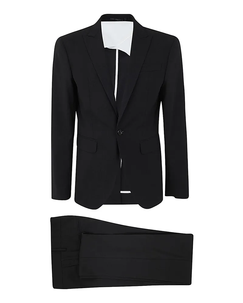Dsquared2 Eleganter Anzug - Schwarz Schwarz