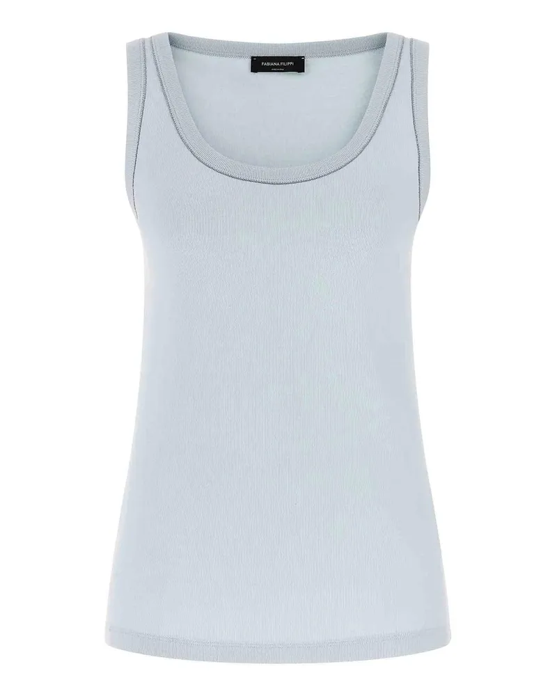 Fabiana Filippi Top - Hellblau Hellblau