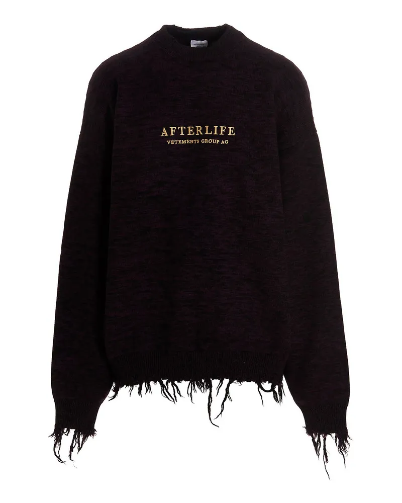 VETEMENTS Rundhalspullover - Lila Lila