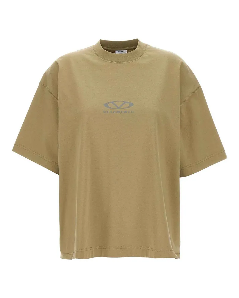 VETEMENTS T-Shirt - Beige Beige