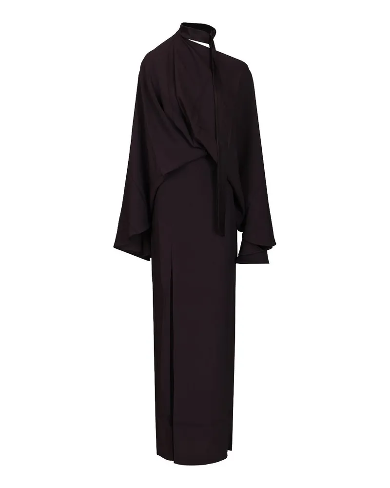 Taller Marmo Knielanges Kleid - Schwarz Schwarz