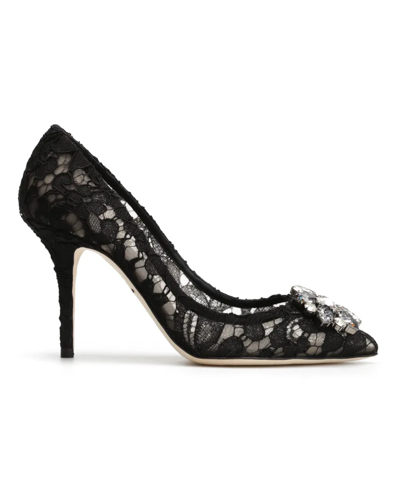 Dolce & Gabbana Pumps mit logo Schwarz