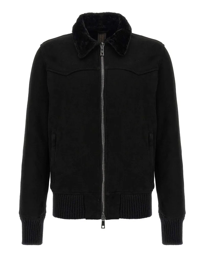 Giorgio Brato Casualjacke - Schwarz Schwarz