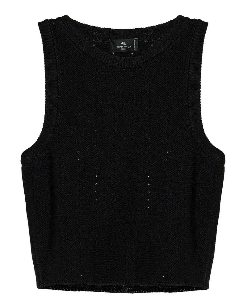 Etro Top - Schwarz Schwarz