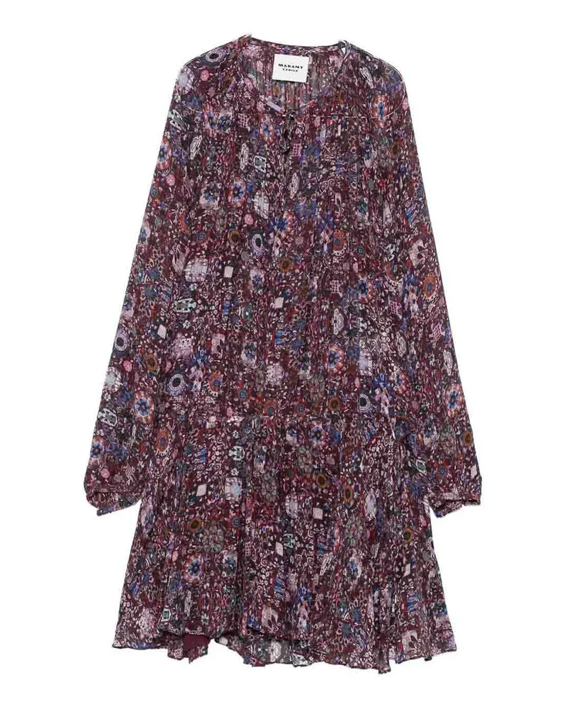 Étoile Isabel Marant Knielanges Kleid - Lila Lila