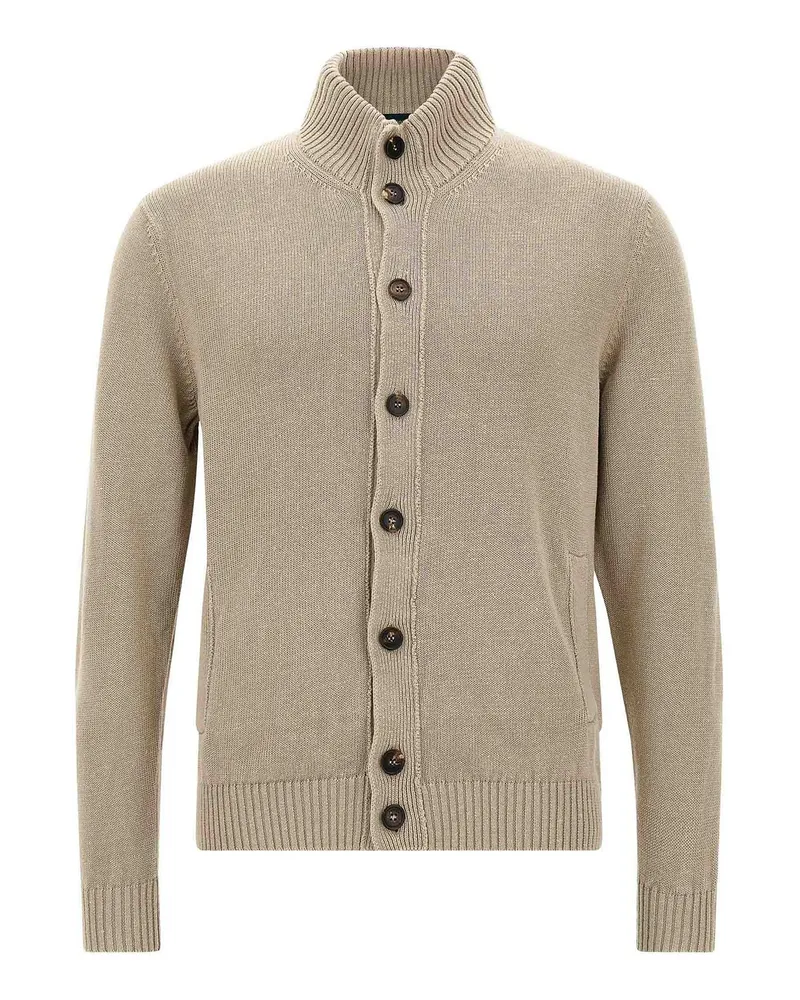 Zanone Cardigan - Beige Beige