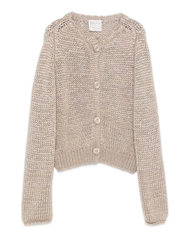 forte_forte Cardigan - Beige Beige