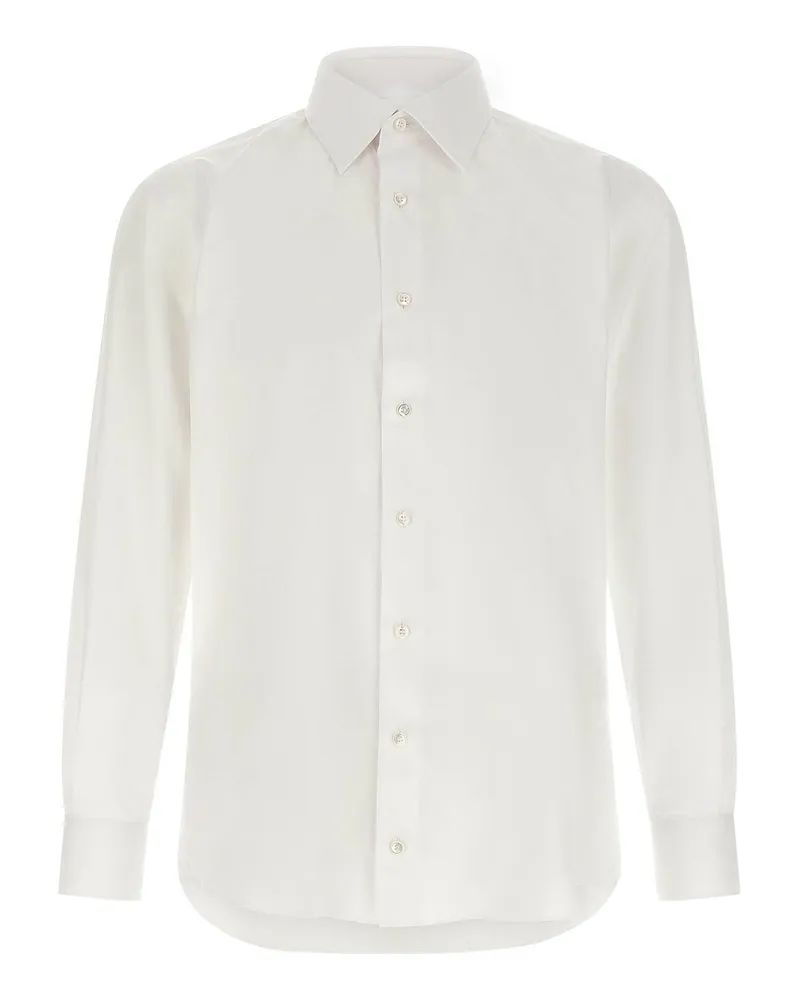 Brioni Hemd - Weiß Weiß