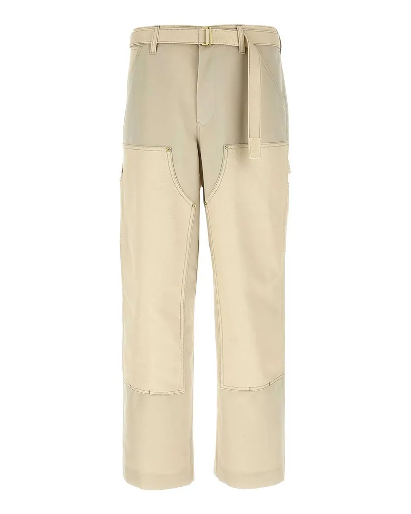 Sacai Casual Hose - Beige Beige