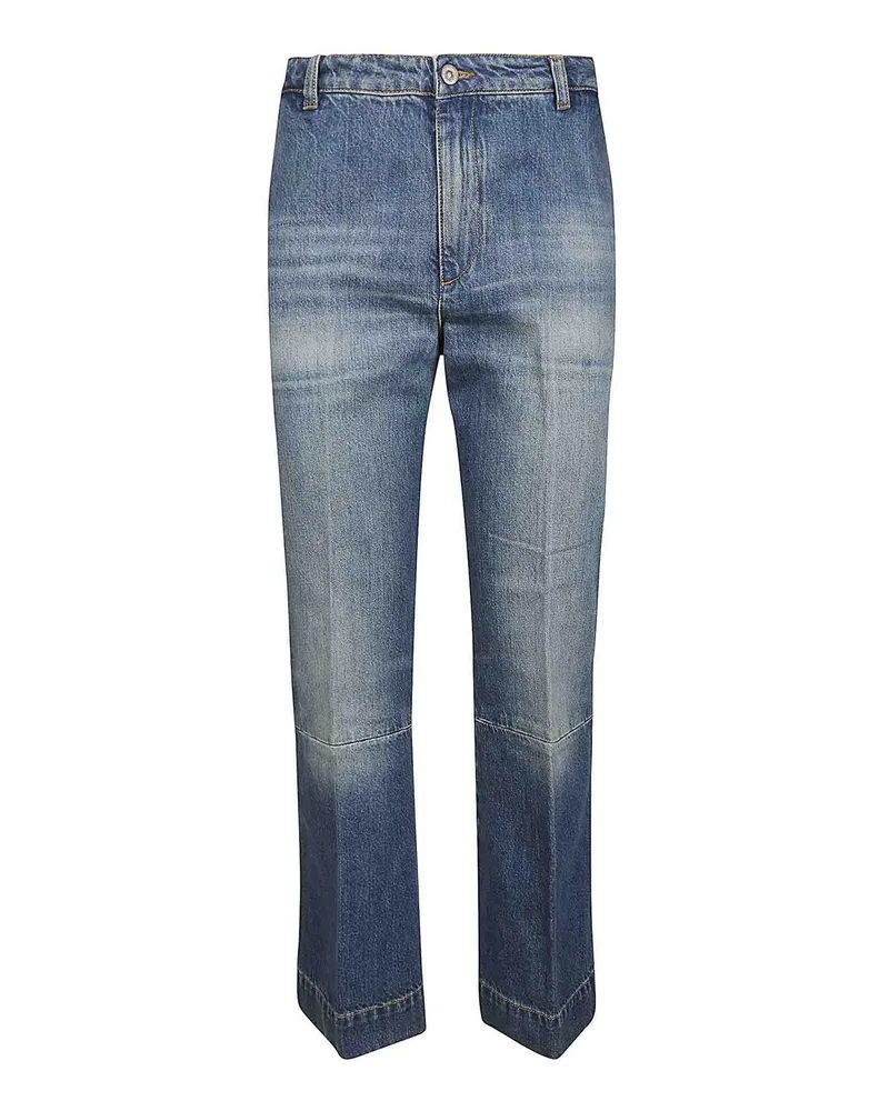 Victoria Beckham Straight Leg Jeans - Grau Grau