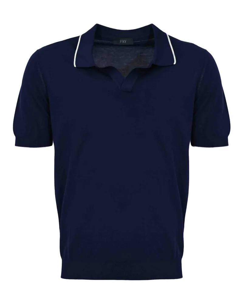 Fay Poloshirt - Blau Blau