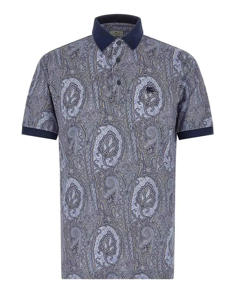 Etro Poloshirt - Blau Blau