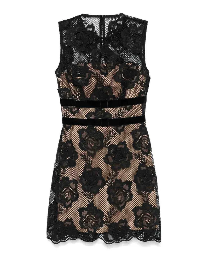 Self-Portrait Kurzes Kleid - Schwarz Schwarz