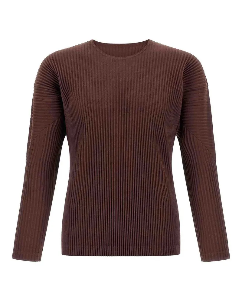 Issey Miyake T-Shirt - Braun Braun