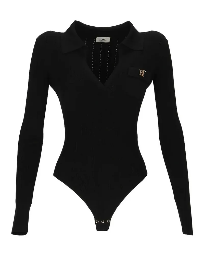 Elisabetta Franchi Top - Schwarz Schwarz