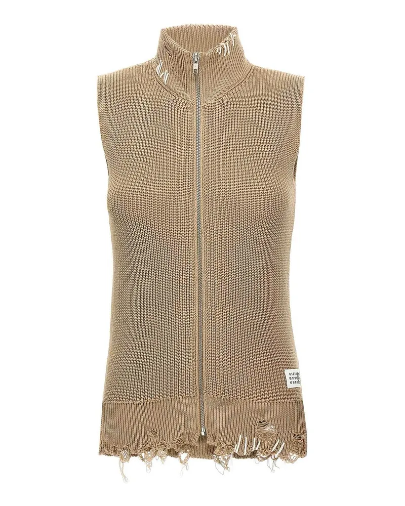 Maison Margiela Weste - Beige Beige