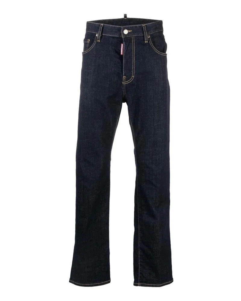 Dsquared2 Straight Leg Jeans - Blau Blau