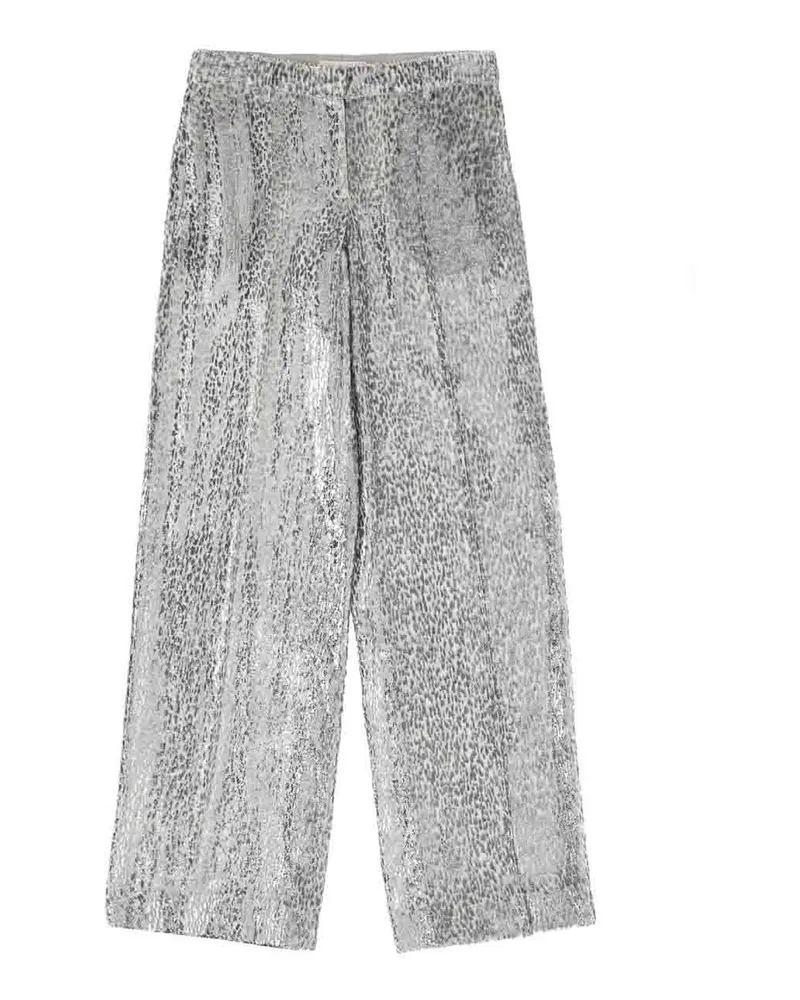 Stella McCartney Casual Hose - Silber Silber