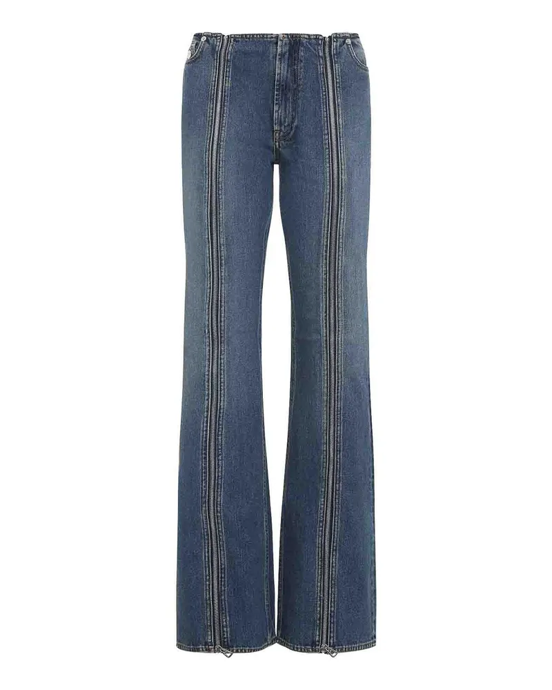 Jean Paul Gaultier Bootcut Jeans - Blau Blau