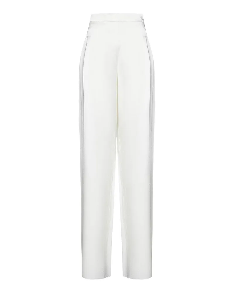 Max Mara Casual Hose - Weiß Weiß