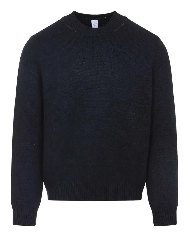 Berluti Rundhalspullover - Blau Blau