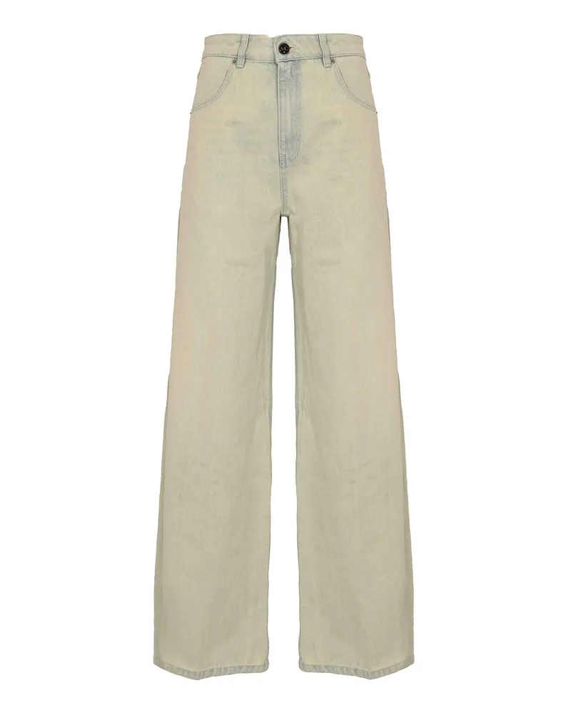 Semicouture Straight Leg Jeans - Denim Denim