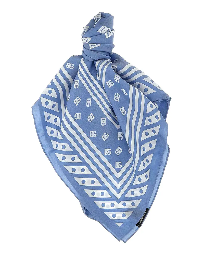 Dolce & Gabbana Schal - Hellblau Hellblau