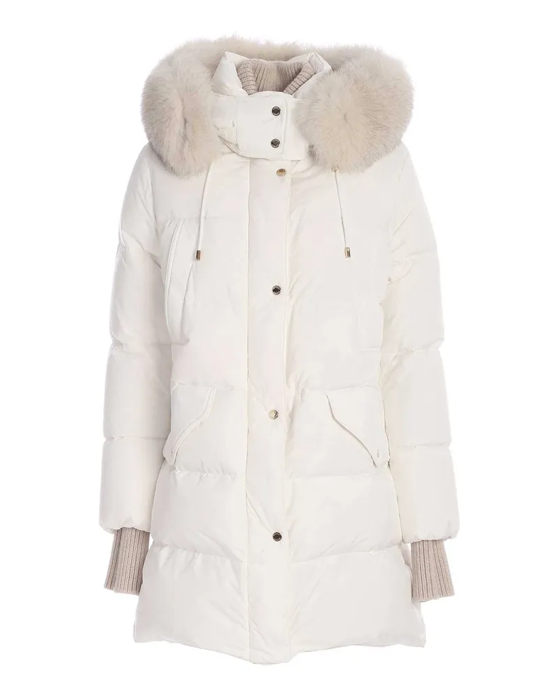 MOORER Parka - Weiß Weiß