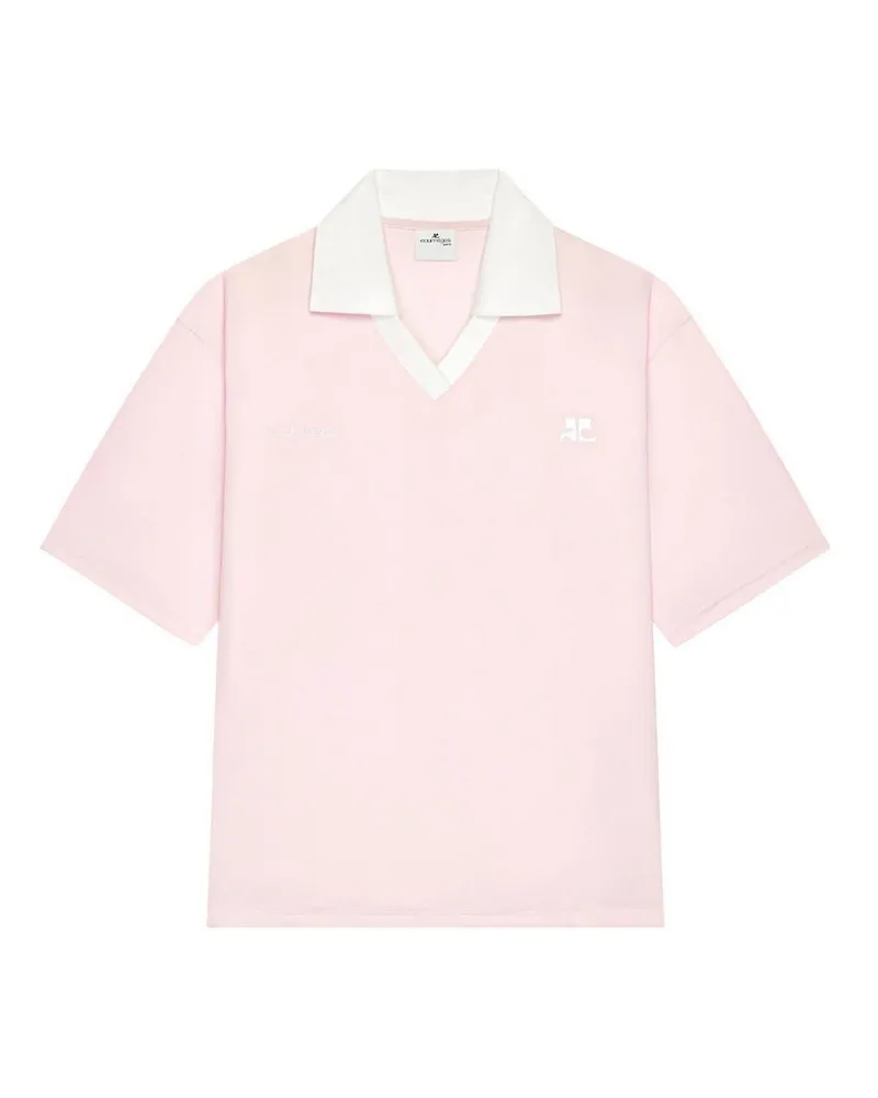 Courrèges Poloshirt - Nude Nude