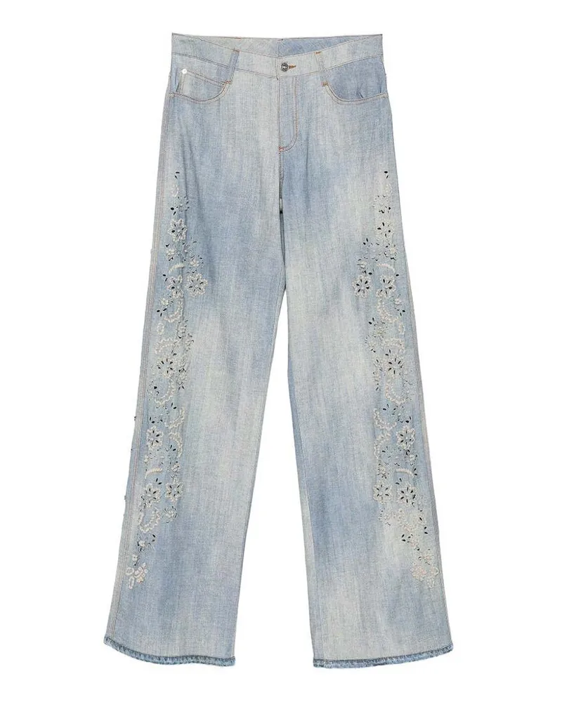 Ermanno Scervino Casual Hose - Helles Jeansblau Helles